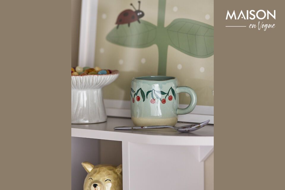 Tasse en grès bleu Millie Bloomingville
