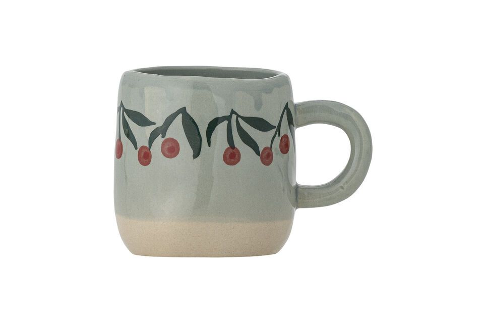 Plongez dans l\'univers délicat de la Tasse en grès bleu Millie