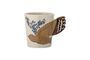 Miniature Tasse en grès nature Hezha Détouré