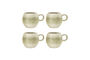 Miniature Tasse Lot de 4 en Grès Vert Paula Détouré