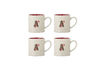 Miniature Tasses de Noël (lot de 4) en grès rouge Kenai 1