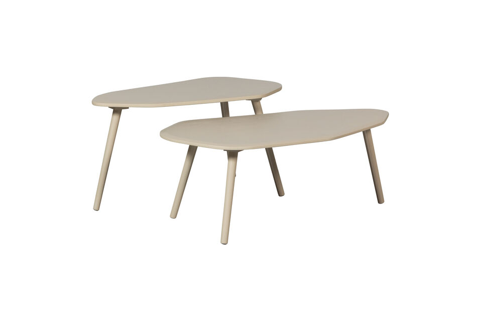 Tavolini Set di 2 MDF Dust Davina Woood