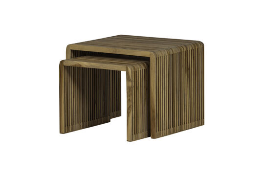 Guarda il profilo del prodotto tavolini (set di 2) teak riciclato naturale Jasmijn Tavolini (set di 2) teak riciclato naturale Jasmijn