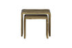 Miniatura Tavolini (set di 2) teak riciclato naturale Jasmijn 3