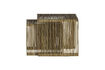 Miniatura Tavolini (set di 2) teak riciclato naturale Jasmijn 4