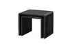 Miniatura Tavolini set di 2 teak riciclato nero WILLA 4