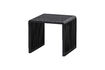 Miniatura Tavolini set di 2 teak riciclato nero WILLA 8