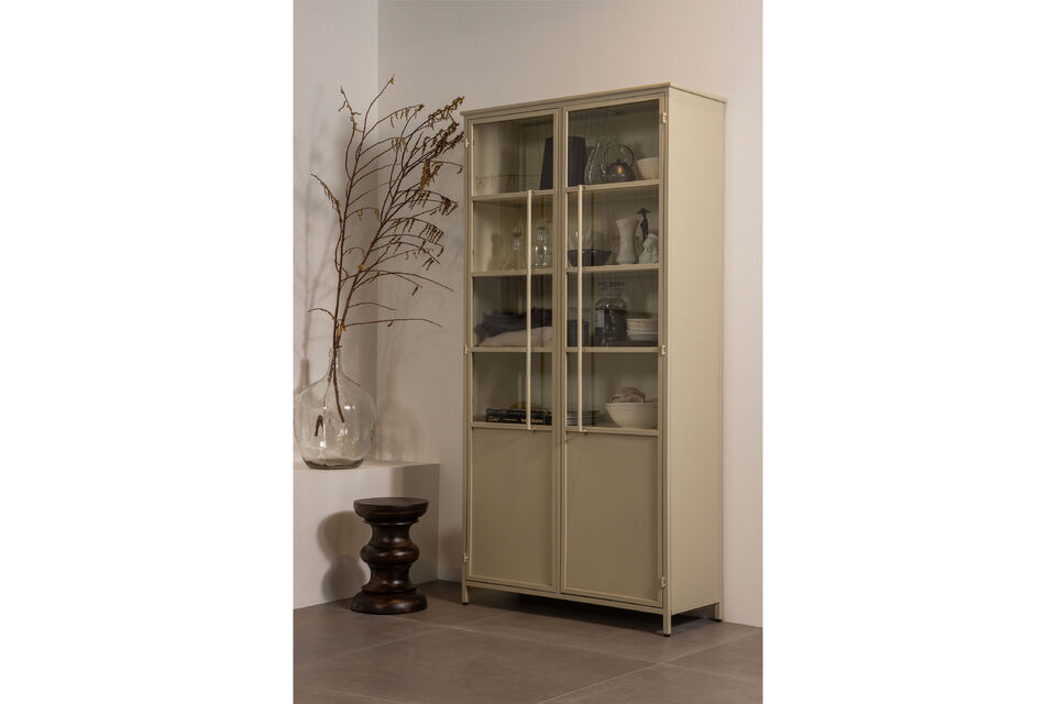 Tavolino moderno Realizzato in legno di mango riciclato Aspetto robusto e d\'atmosfera H 42 cm x L