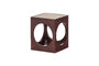 Miniatura Tavolino 45 cm legno di acacia marrone Trax Foto ritagliata