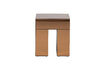 Miniatura Tavolino 50x45 cm vetro specchiato marrone MIRROX 4