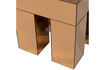 Miniatura Tavolino 50x45 cm vetro specchiato marrone MIRROX 6