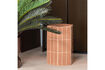 Miniatura Tavolino 54x38x32 cm ceramica rosa antico Plu 3