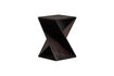Miniatura Tavolino 61 cm legno di acacia marrone scuro Ikem 5