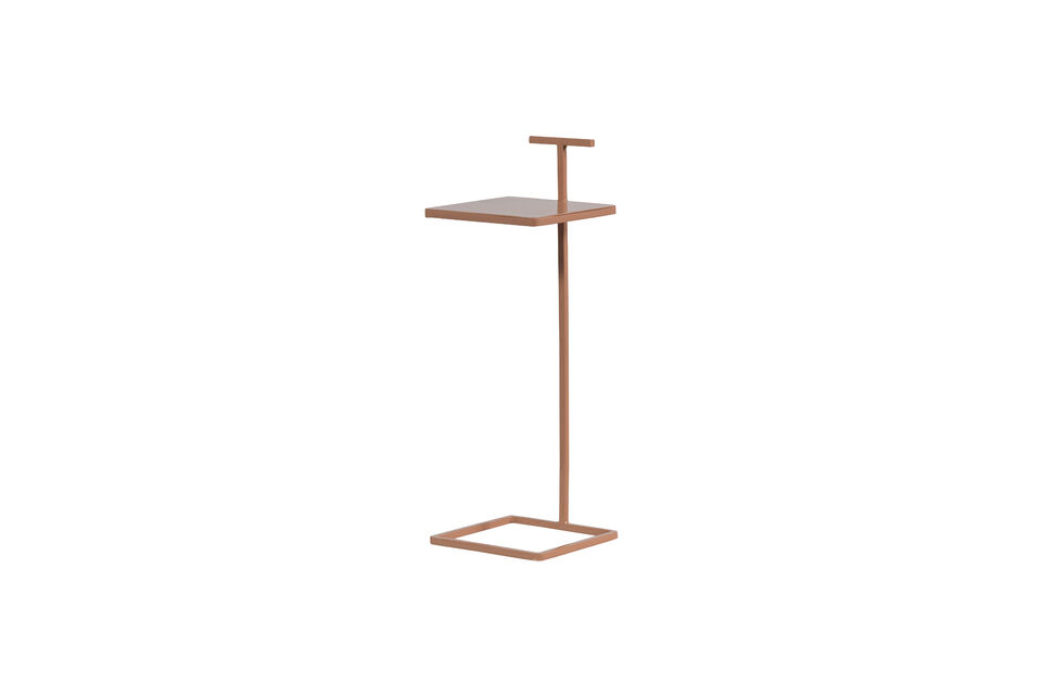 Tavolino 64x22x22 cm metallo rosa antico Toste Woood