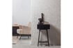 Miniatura Tavolino 70x40 cm legno di mango e metallo nero Skybox 2