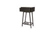 Miniatura Tavolino 70x40 cm legno di mango e metallo nero Skybox 5