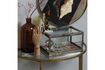 Miniatura Tavolino 75x38x76 cm metallo ottone antico Goddess 2