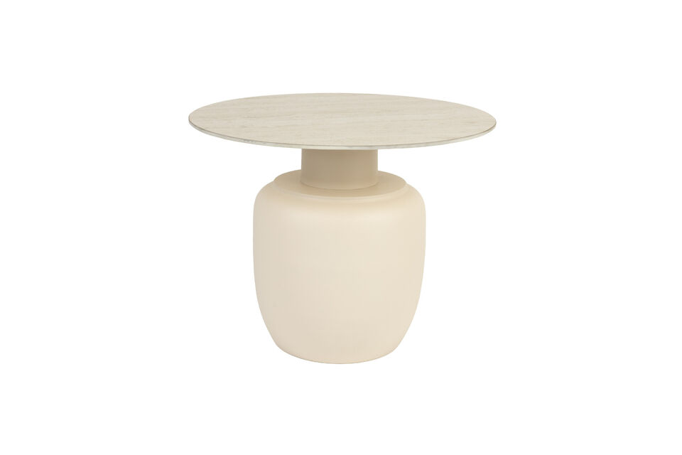 Tavolino in ferro beige Karula White Label