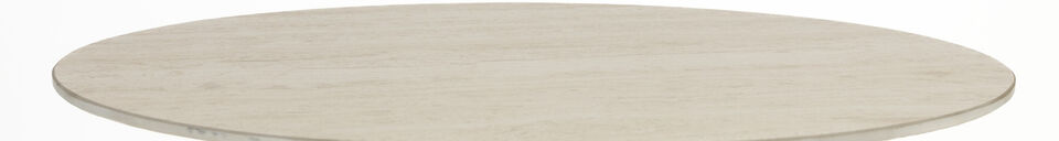 Materiali prima di tutto Tavolino in ferro beige Karula