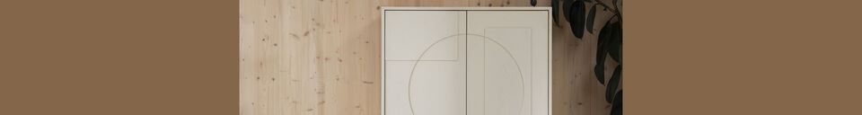 Materiali prima di tutto Tavolino in legno beige Faces