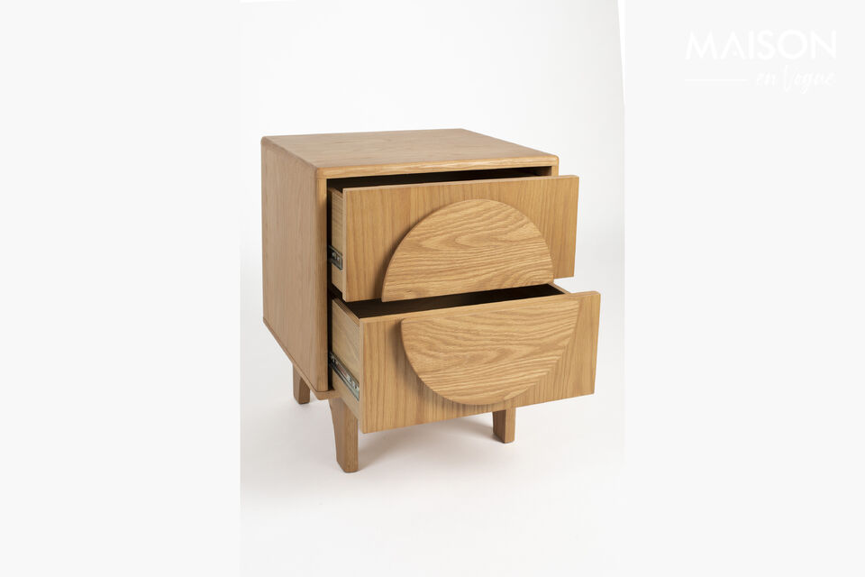 Tavolino in legno beige Groove - 11