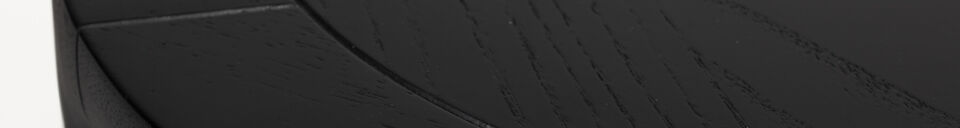 Materiali prima di tutto Tavolino in legno nero Storm
