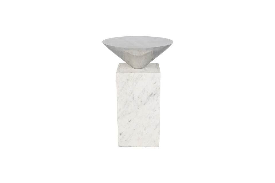 Tavolino in marmo bianco Pride Zuiver