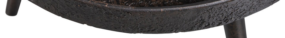 Materiali prima di tutto Tavolino M legno/metallo oro antico BOUNDS