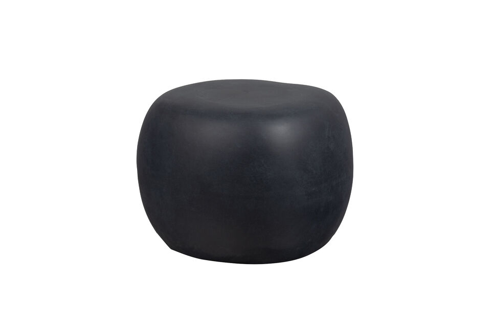 Tavolino organico e robusto Realizzato in fibroargilla effetto cemento Design arrotondato H 35 cm x