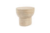 Miniatura Tavolino ovale in cemento beige Noble 13