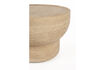 Miniatura Tavolino ovale in cemento beige Noble 11