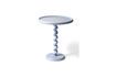 Miniatura Tavolino Twister in fusione di alluminio azzurro 1