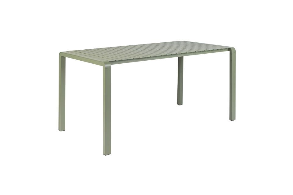 Tavolo da giardino 168,5x87 cm in alluminio verde Vondel Zuiver