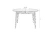 Miniatura Tavolo da pranzo in legno beige Twist 12