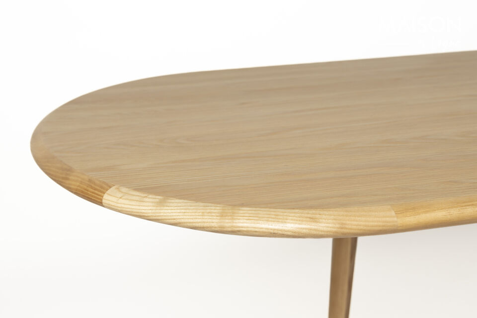 Tavolo da pranzo in legno beige Twist - 14
