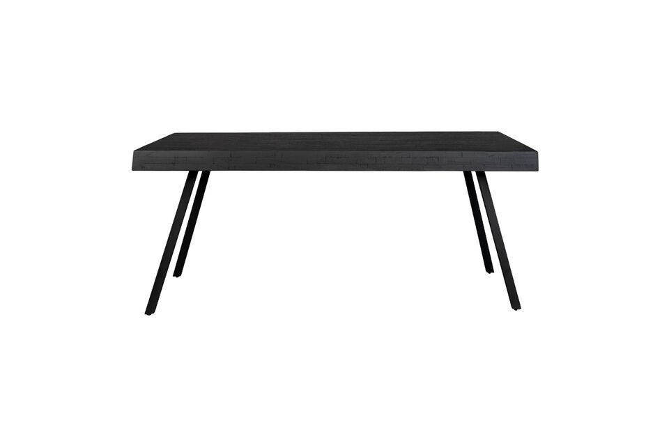 Tavolo da pranzo in legno nero Suri 220 cm White Label