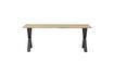 Miniatura Tavolo in rovere massiccio Tablo beige 1