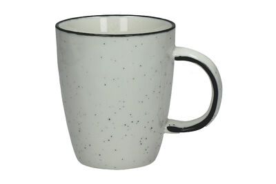 Taza de porcelana blanca Albahaca