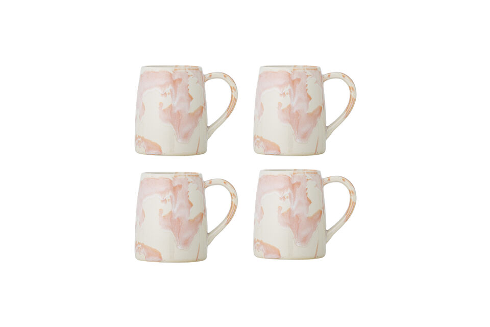 Taza set de 4 de gres multicolor Winnie Marcas