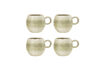 Miniatura Tazza Set da 4 in Gres Verde Paula 1