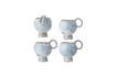 Miniatura Tazza Set di 4 in gres blu Avonlea 1