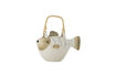 Miniature Teapot with tea strainer in multicolored stoneware Wrenna 1