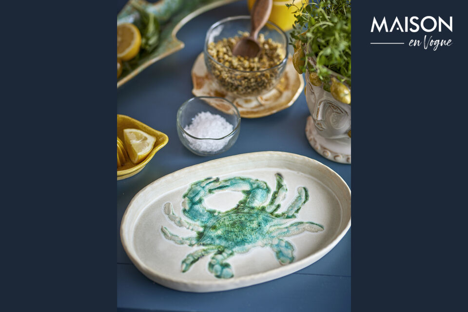 Der Hadden Teller von Creative Collection ist ein 4er-Set aus Steingut