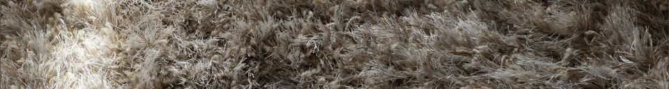 Materialbeschreibung Teppich 160x230 cm aus beiger Wolle Hairy