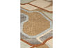 Miniaturansicht Teppich 160x230 cm aus recyceltem Kunststoff orange Saigon 2