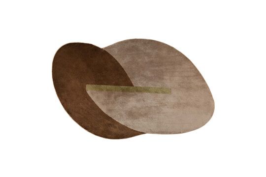 Schauen Sie die Produktbeschreibung an teppich 160x257 cm aus braunem Stoff Phila Teppich 160x257 cm aus braunem Stoff Phila