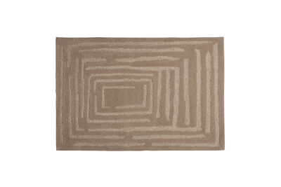 Teppich 170x240 cm Wolle Sand Alicia