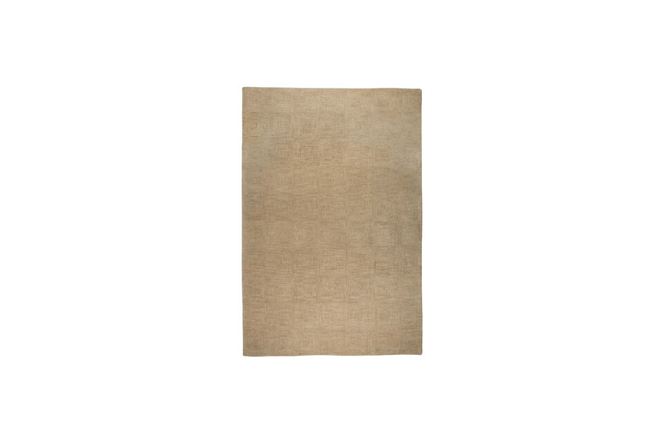 Teppich 200x300 cm aus Polyester in Beige Maryland DutchBone