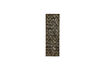 Miniaturansicht Teppich 260 x 83 cm Baumwolle und Jute Natur und Schwarz HDMonta 1