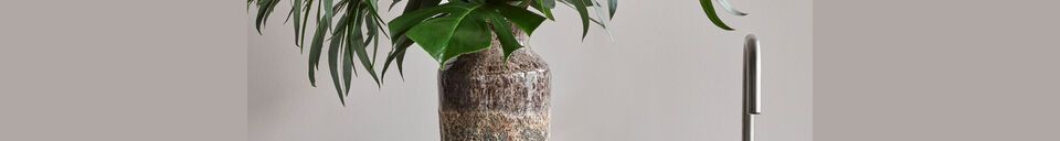 Material Details Terracotta Brown Vase Maya